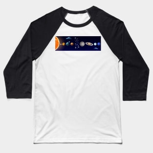 Solar System Baseball T-Shirt
